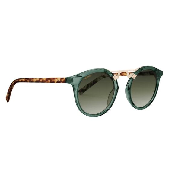 QWAVE Collection LB Polarized Sunglasses, Green - Picture 1 of 4